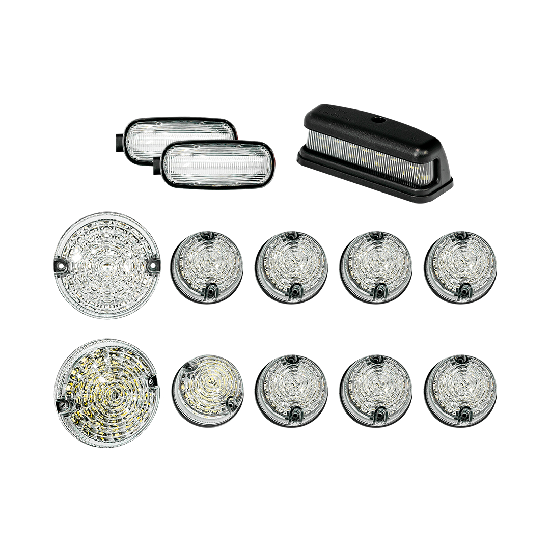 Range Rover 2003-2012 Set of 2 Clear Side Marker Repeater Range Rover 2003-2012 Set of 2 Clear Side Marker Repeater