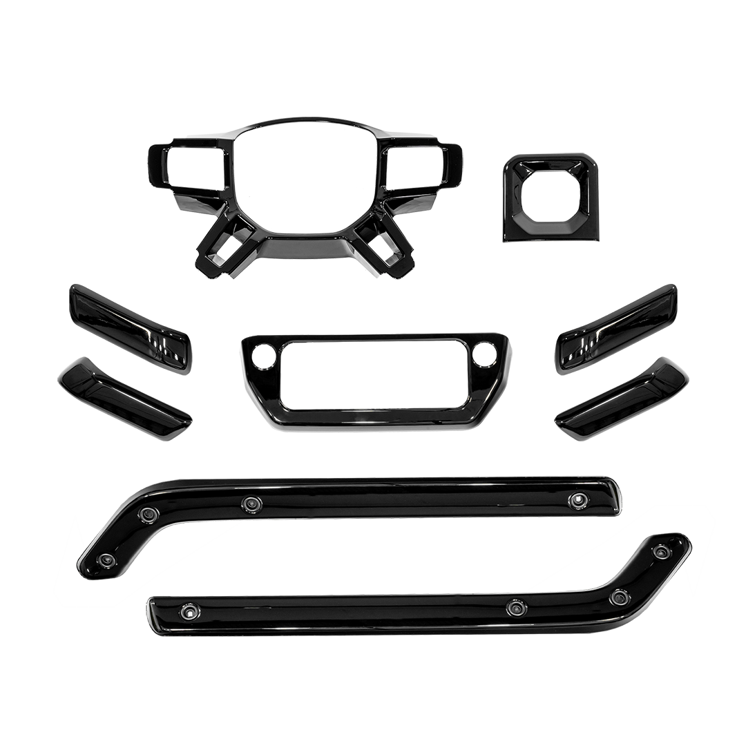 Fits Defender 2020+ L663 90 110 Gloss Black interior trim kit