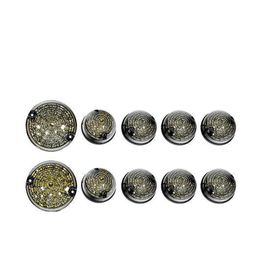 Land Rover Defender Full Smoked LED Side Light Kit 73mm