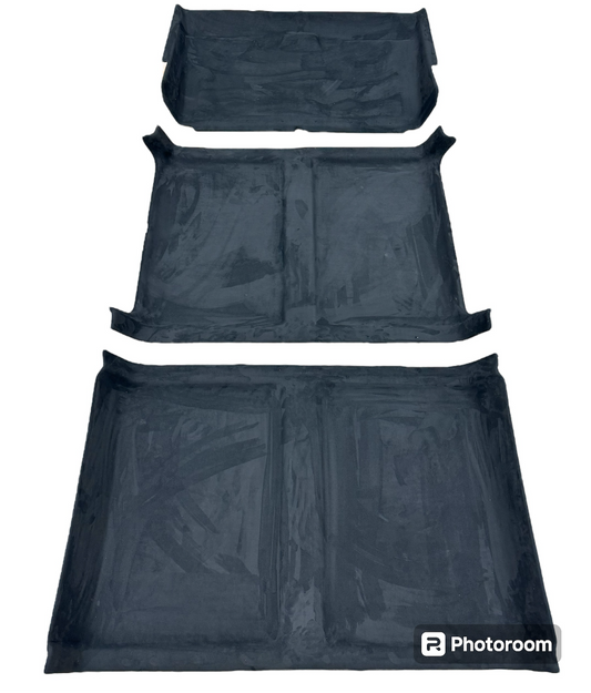 Land Rover Defender 110 Full 4 piece Head Lining Black Suede
