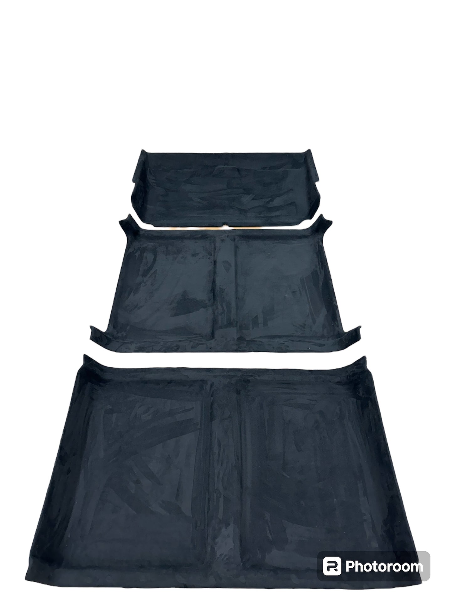 Land Rover Defender 110 Full Head Lining Black Suede