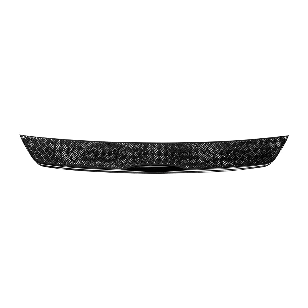 Fits Defender 2020+ Rear Bumper Protector Chequer Gloss Black