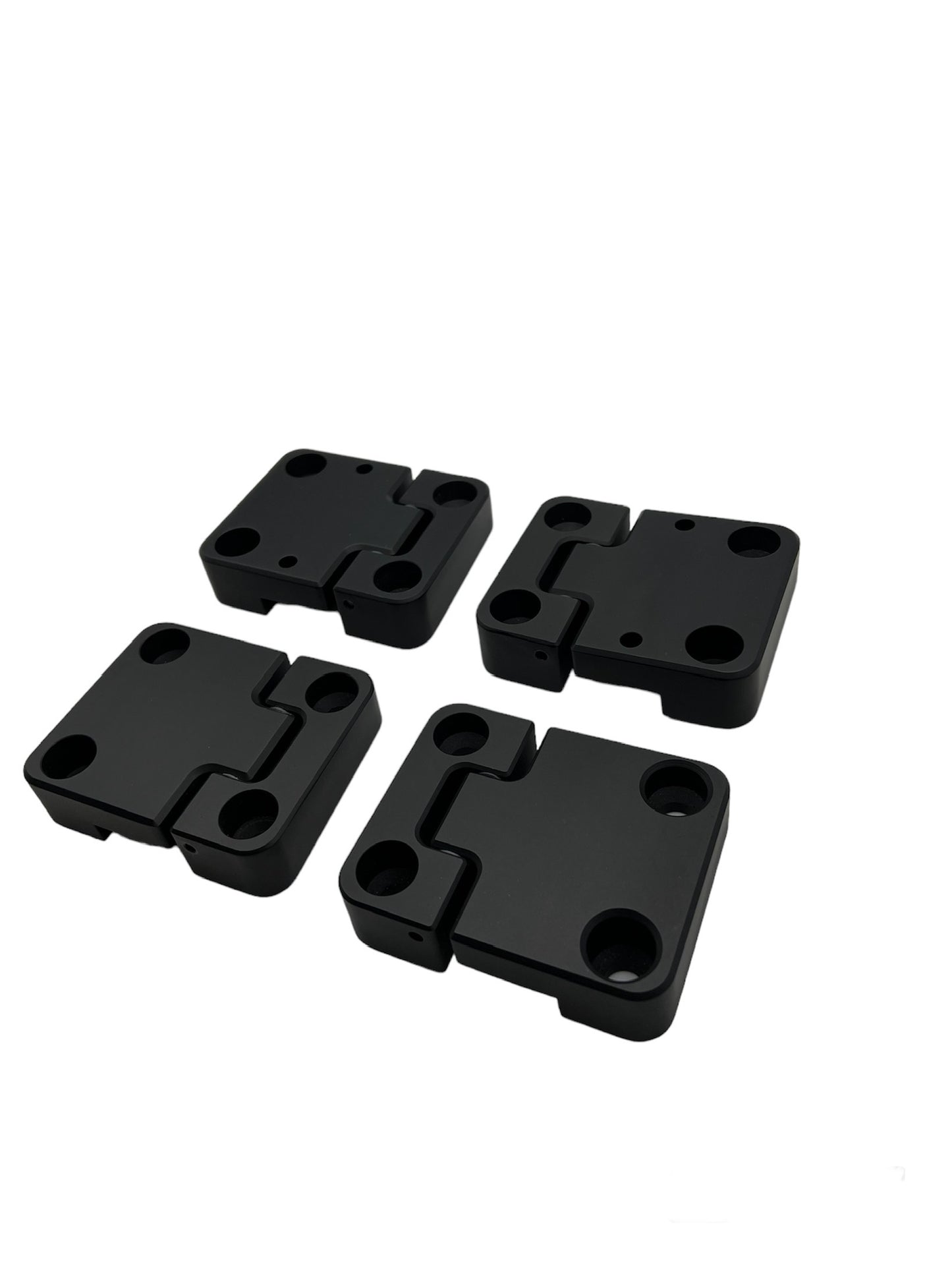 Defender 90 Billet Front Door Hinges Black