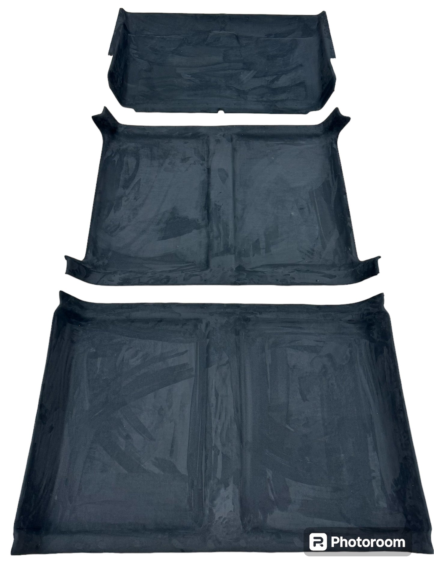 Land Rover Defender 110 Full Head Lining Black Suede