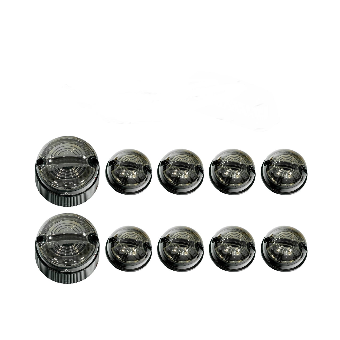 Land Rover Defender Smoked Halo LED Side Light Kit
