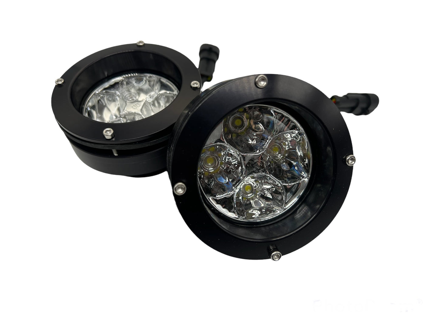 Land Rover Defender Pair DRL D.I.Y Kit Black