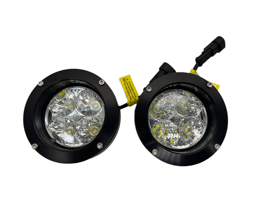 Land Rover Defender Pair DRL D.I.Y Kit Black
