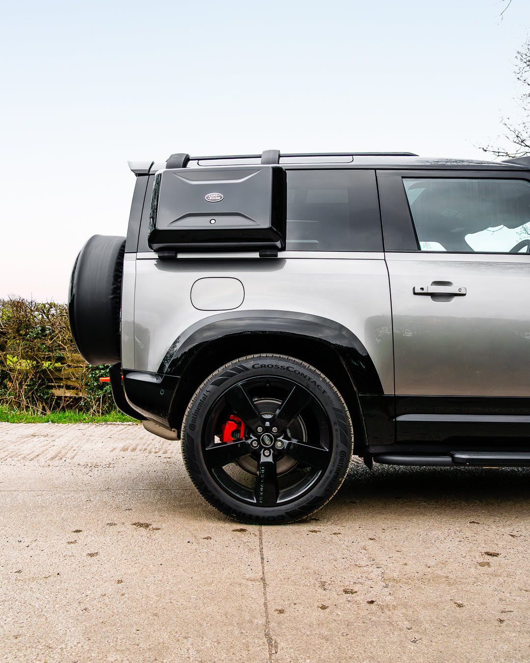 Fits Land Rover Defender 90 2020+ Gloss Black Wheel Arch Kit
