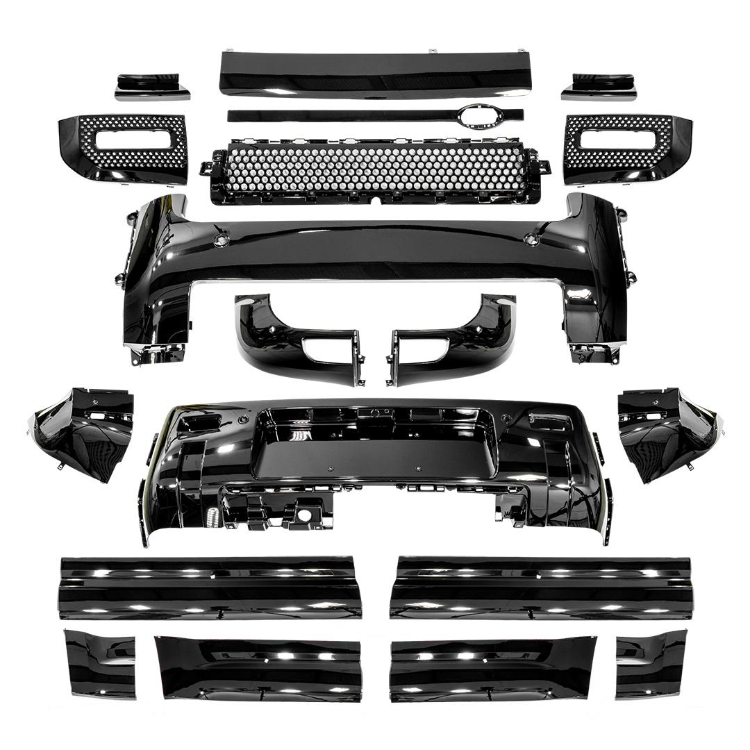 Fits Defender 110 2020 Gloss Black Pack Complete Manor Automotive Fits Defender 110 2020 Gloss Black Pack Complete Manor Automotive