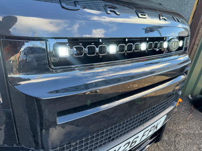 Fits Land Rover Defender 2020 Front Grille with integrated DRLs O C T Style