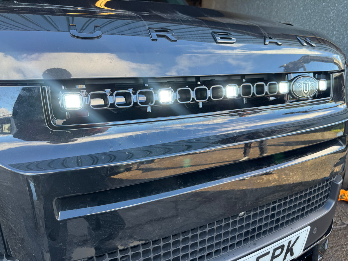 Fits Land Rover Defender 2020 Front Grille with integrated DRLs O C T Style