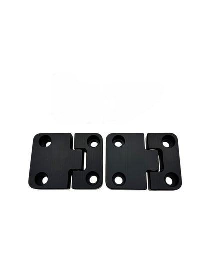 Defender Swing-away 90/110 Billet Rear Door Hinges Black