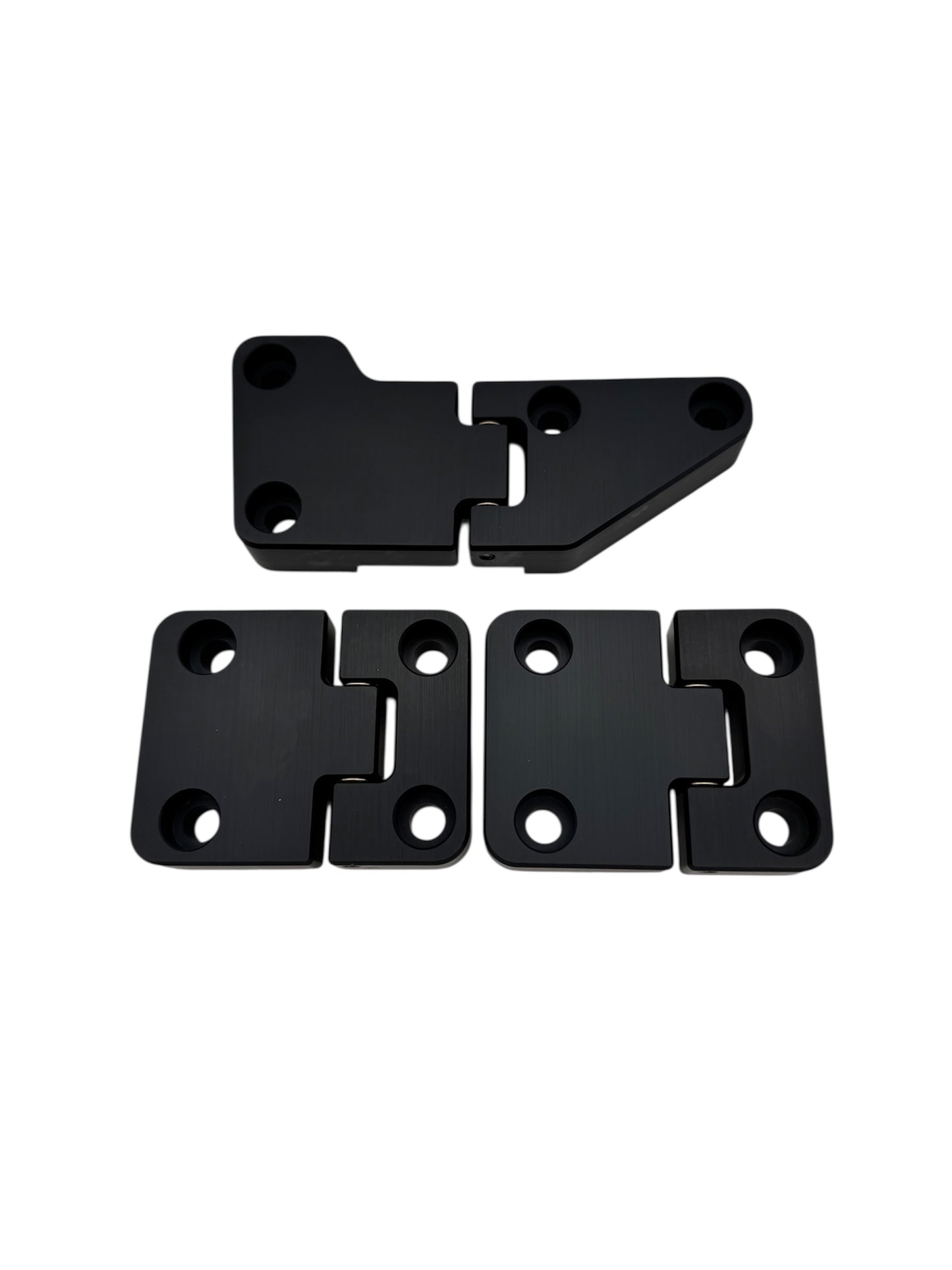 Defender 90/110 Billet Rear Door Hinges Black