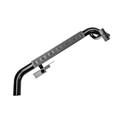 Defender 90 Stainless Steel Side Steps - Satin Black