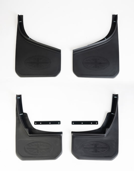 For Land Rover Defender Union Jack 2020+ 90 & 110 Mudflap Set