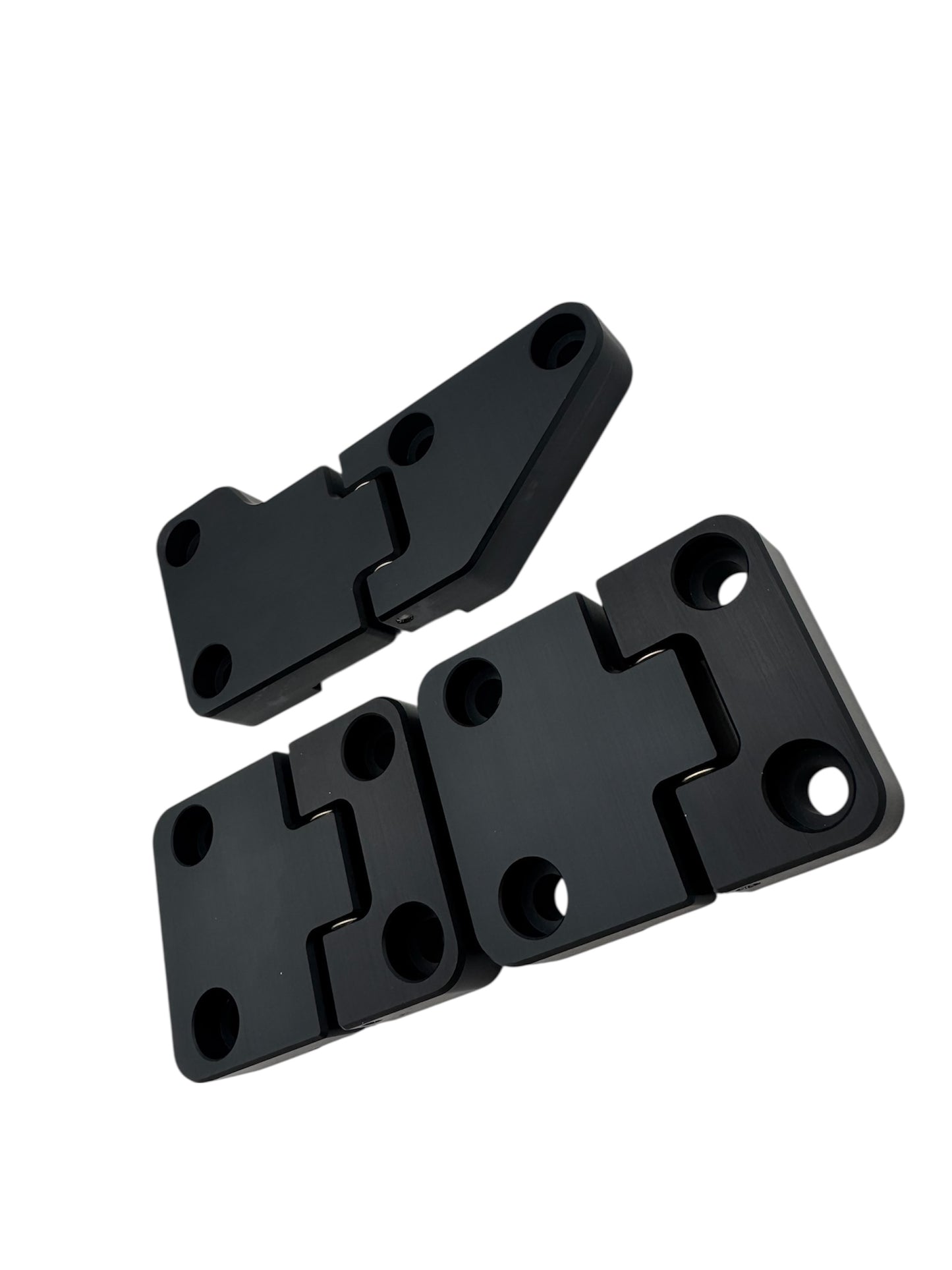Defender 90/110 Billet Rear Door Hinges Black