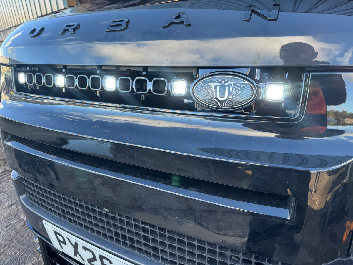 Fits Land Rover Defender 2020 Front Grille with integrated DRLs O C T Style