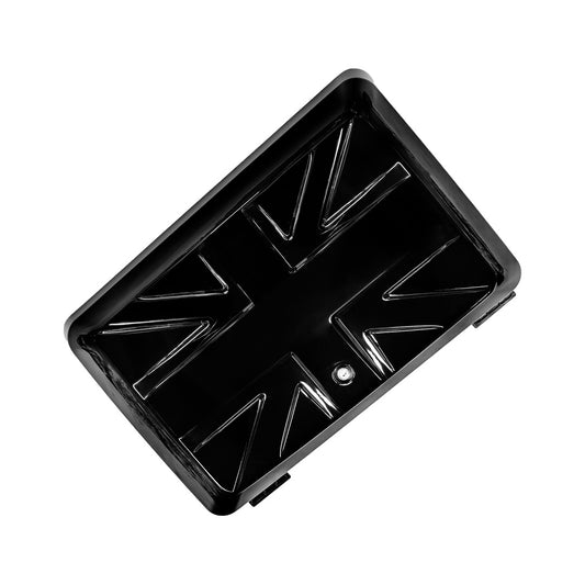 Fits Land Rover Defender 2020+ Side Luggage Box Union Jack Black