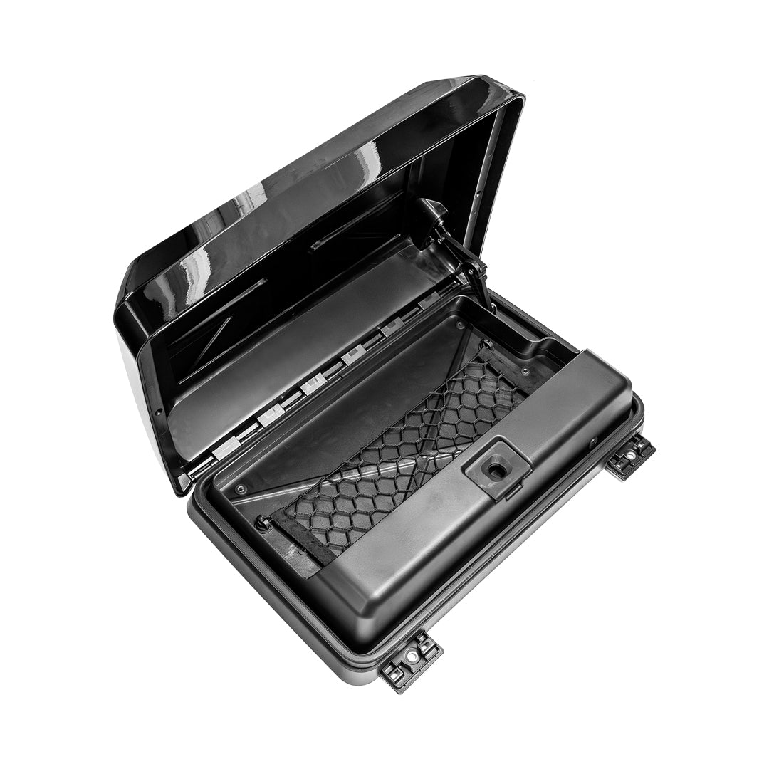 Fits Land Rover Defender 2020+ Side Luggage Box Union Jack Black
