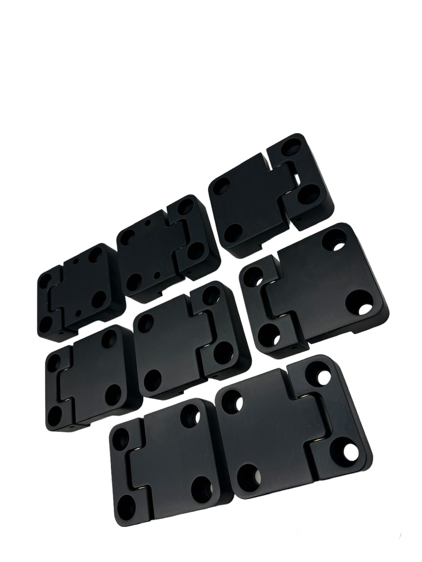 Defender 110 Billet 4 Door Hinges Black