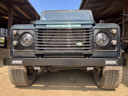 Land Rover Defender Stainless Rectangle DRL Bumper