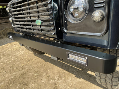 Land Rover Defender Stainless Rectangle DRL Bumper